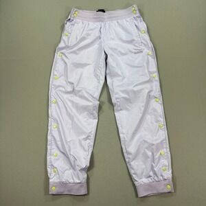 Vintage Starter Black Label Track Pants Side Snap Tear Away Men's Small Purple